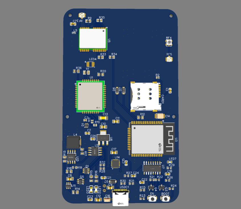 ESP32 IoT Control Board with SD Card and USB-C